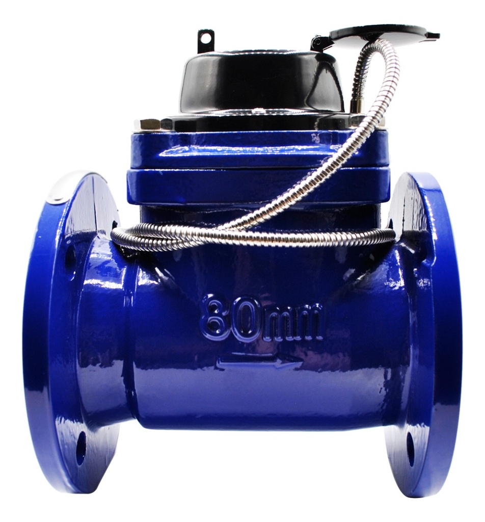 Medidor De Agua Bridado Tipo Turbina Woltman 2.5 PLG (65 Mm)