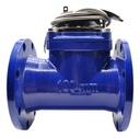 Medidor De Agua Bridado Tipo Turbina Woltman 4 PLG (100 Mm)