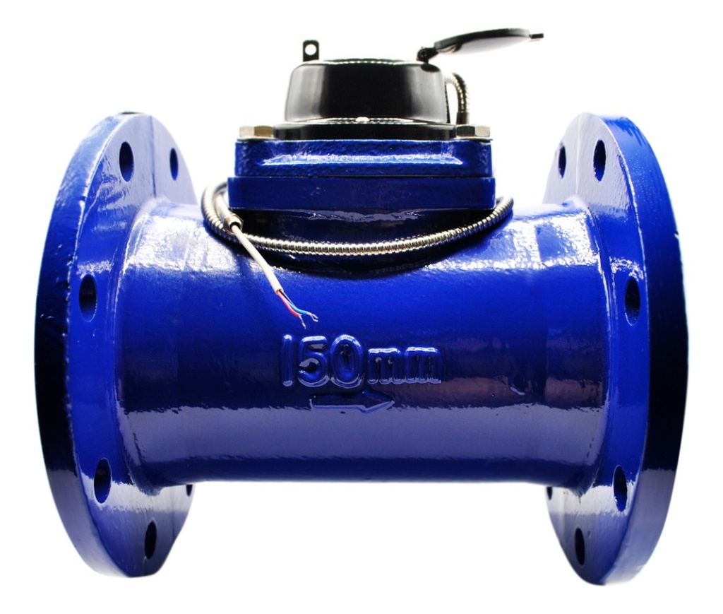 Medidor De Agua Bridado Tipo Turbina Woltman 6 PLG (150 Mm)