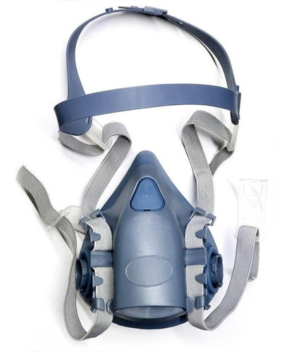 Mascarilla respirador modelo 7502, sin filtros.