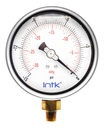 4” Liquid filled (O.E.M.), vacuum gauge, 1/4” NPT, bottom connection, 30 Vac inHg-cmHg