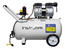 Compresor libre de aceite de 1 HP (Potencia pico de 1.5 HP), tanque horizontal de 50 litros.