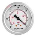 Vacuómetro Premium C/brida Glicerina 2.5 PLG, -30 Inhg