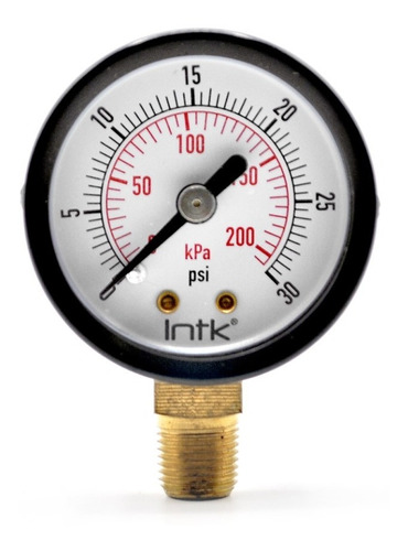 Manómetro Para Compresor Carátula 1.5 30 Psi-kpa (aire, Gas)
