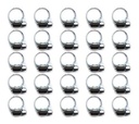 25 Piezas De Abrazadera Sin Fin 5/8 Pulgada