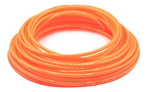 Manguera Para Aire (tubing) De Nylon Naranja 1/4 25 Mts