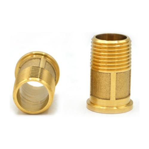 Conectores de latón para medidores de agua con rosca de 1/2" NPT, (incluye empaques).