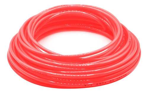 Manguera Para Aire (tubing) De Poliuretano Rojo 8mm 25 Mts