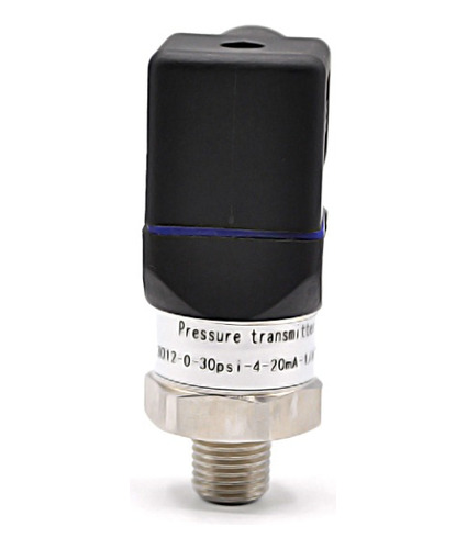 Transductor de presión COMPACTO (ITC300), 1/4" NPT, salida de 4 a 20 mA, rango de 15 psi, exactitud ±0.5%.
