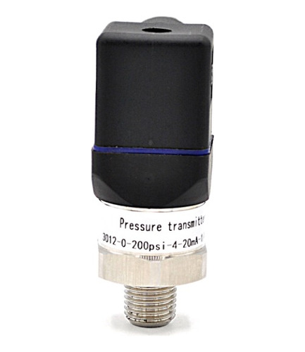 Transductor de presión COMPACTO (ITC300), 1/4" NPT, salida de 4 a 20 mA, rango de 200 psi, exactitud ±0.5%.