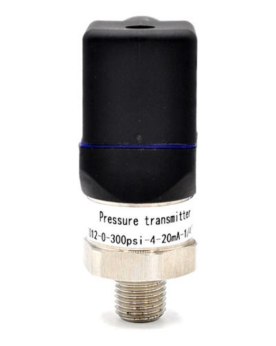 Transductor de presión COMPACTO (ITC300), 1/4" NPT, salida de 4 a 20 mA, rango de 300 psi, exactitud ±0.5%.
