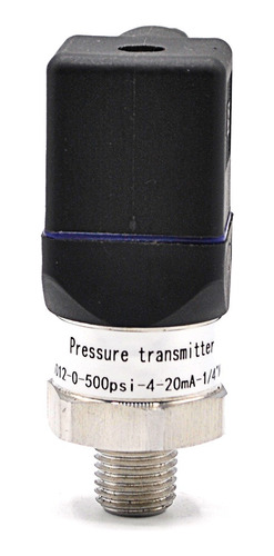 Transductor de presión COMPACTO (ITC300), 1/4" NPT, salida de 4 a 20 mA, rango de 500 psi, exactitud ±0.5%.
