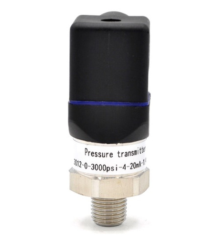 Transductor de presión COMPACTO (ITC300), 1/4" NPT, salida de 4 a 20 mA, rango de 3,000 psi, exactitud ±0.5%.