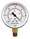 Vacuómetro 2.5", lleno de líquido (O.E.M.), 1/4" NPT, inferior, 30 Vac inHg-cmHg