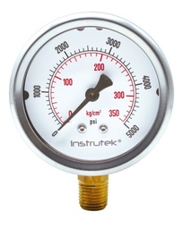 [633305000] Manómetro 2.5", lleno de líquido (O.E.M.), 1/4" NPT, inferior, 5000 psi-kg/cm2