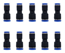 [PUC6MM4MMQTY10] 10 Pz Reducción Neumática Recta 6mm A 4mm