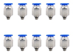 [PCM68MMQTY10] 10 Pz De Conector/racor Rápido Neumático Recto M6 X 8mm