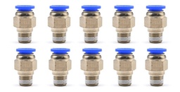[PC18N8MMQTY10] 10 Pz De Conector/racor Rápido Neumático Recto 1/8 Npt X 8mm