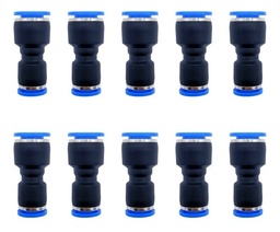 [PUC10MM8MMQTY10] 10 Pz Reducción Neumática Recta 10mm A 8mm