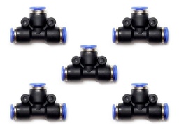[PUT18QTY5] 5 Pz Racor Unión Neumático En Tee 1/8