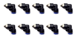 [PLM55MMQTY10] 10 Pz De Conector/racor Rápido Neumático Codo M5 X 5 Mm