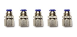 [PMF18N4MMQTY5] 5 Pz De Pasamuro Hembra Conexión Rápida Neumático 1/8 X 4mm