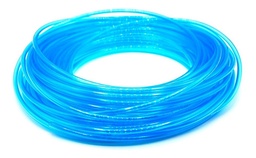 [PU6MMATQTY25] Manguera de poliuretano en color azul traslúcido de 6 mm, temperatura -20 a 60°C, rango de operación a 116 psi, presión de explosión de 290 psi, 25 Mts.