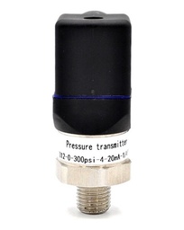 [ITC300300A] Transductor de presión COMPACTO (ITC300), 1/4" NPT, salida de 4 a 20 mA, rango de 300 psi, exactitud ±0.5%.