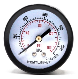 [51110COM160] Manómetro para compresor, posterior, 160 psi