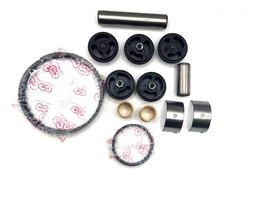 [KITTX50C] Kit de reparación para bombas de aire Instrutek (cabezales) modelo TX50C que incluye: 13 empaques de asbesto, 5 empaques de metal, 8 anillos, 1 perno de pistón chico, 1 perno de pistón grande, 3 válvulas de admisión y 2 válvulas de salida, par de laminas para biela.