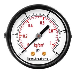[5111015] Manómetro 2", estándar, 1/4" NPT, posterior, 15 psi-kg/cm2