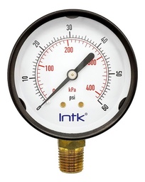 [INTK6310060] Manómetro Para Compresor Carátula 2.5 , 60 Psi (aire, Gas)