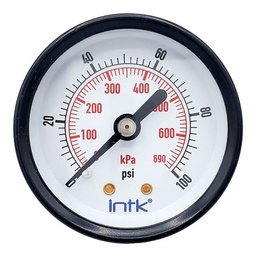 [INTK51110100] Manómetro Para Compresor Carátula 2, 100 Psi (aire, Gas)